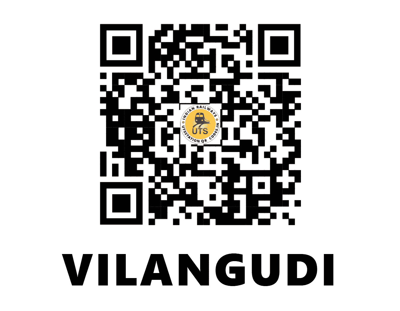 UTS QR Code for VILANGUDI - VGD - SR (TAMIL NADU)